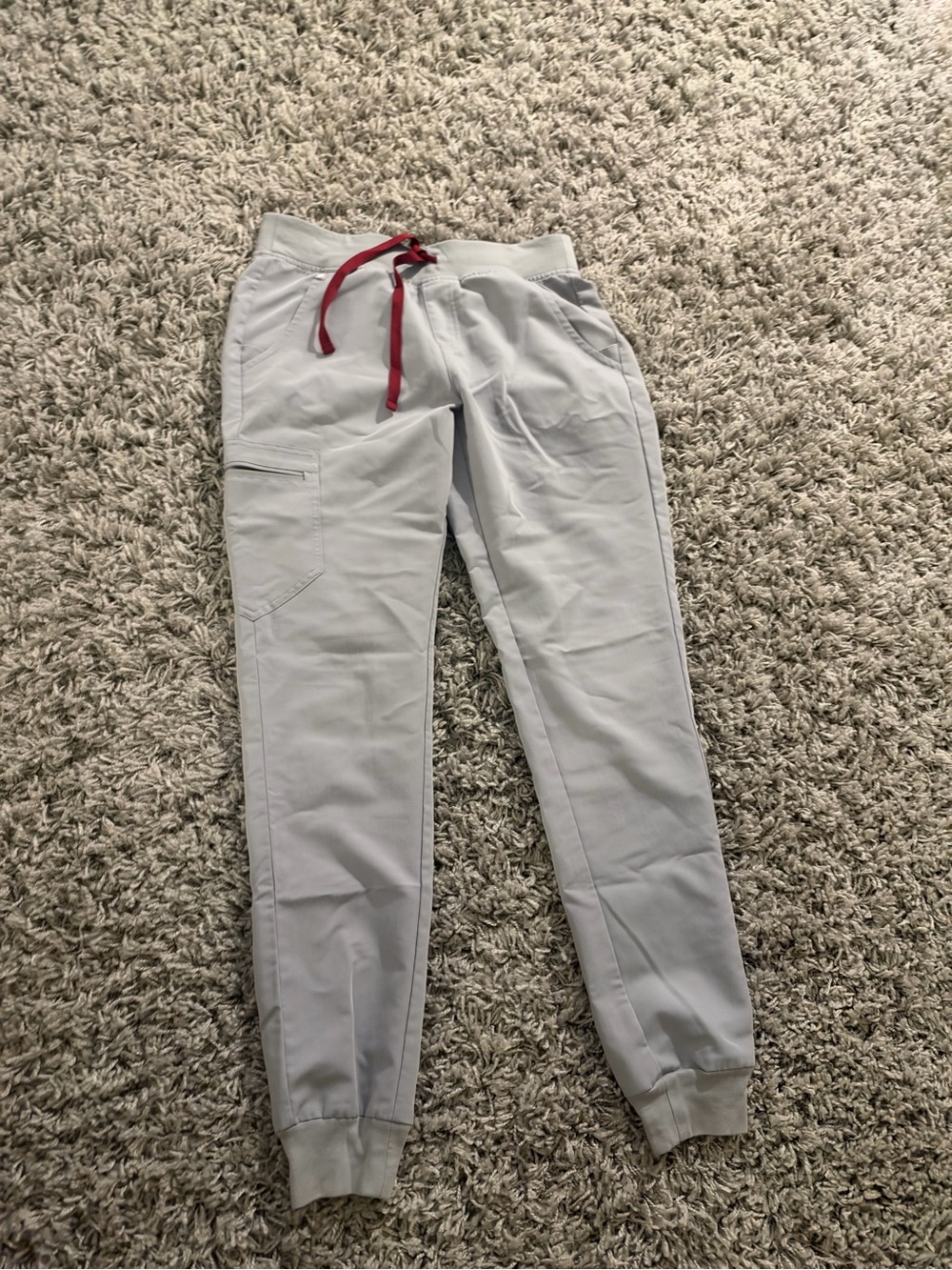 Figs light gray scrub pants